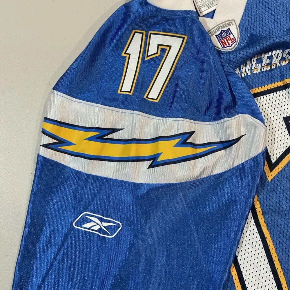 Reebok NFL Philip Rivers San Diego Chargers #17 Mesh Jersey Size Small